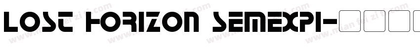 Lost Horizon SemExpI字体转换